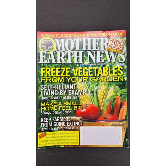 Mother Earth News Magazine Lot of 6 From 2008 2013 2015 2020 Garden Chickens - Picture 4 of 9